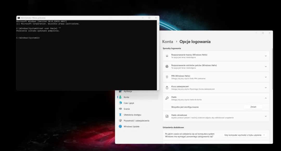 Jak usunąć konta używane przez inne aplikacje w Windows 11 bez problemów